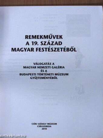 Remekművek a 19. század magyar festészetéből