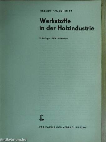 Werkstoffe in der Holzindustrie