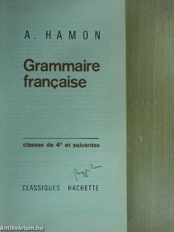 Grammaire francaise