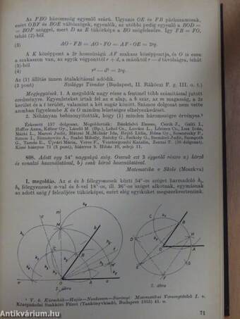 Középiskolai matematikai lapok 1963-1964. (fél évfolyamok)