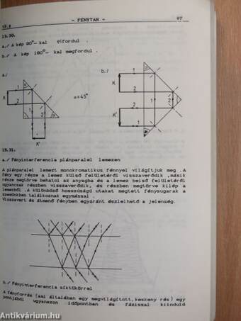 Szakközépiskolai összefoglaló feladatgyűjtemény - Fizika - Megoldások II.