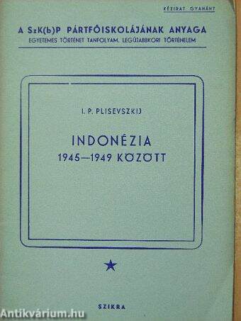 Indonézia 1945-1949 között