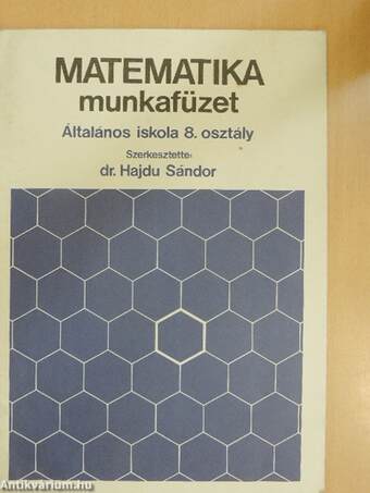 Matematika munkafüzet 8.