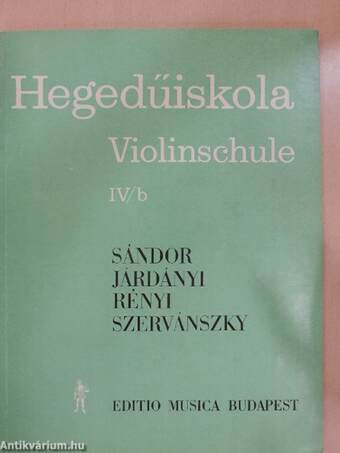 Hegedűiskola IV/b