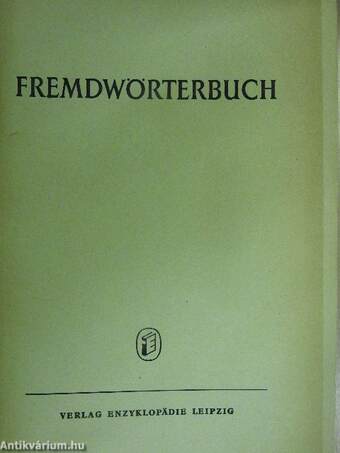 Fremdwörterbuch