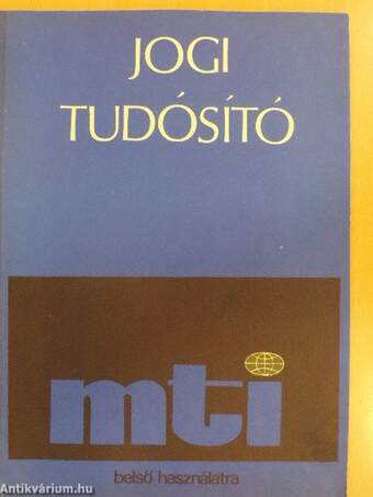 Jogi Tudósító 1987. január