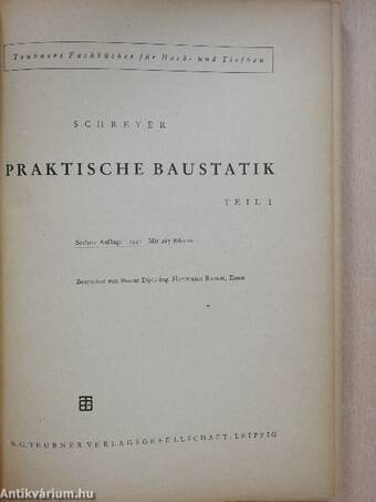 Praktische Baustatik I.