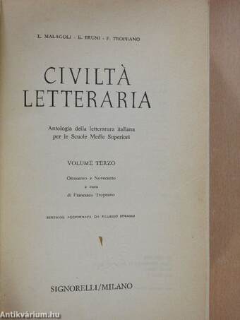 Civiltá letteraria III.