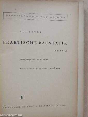 Praktische Baustatik II.