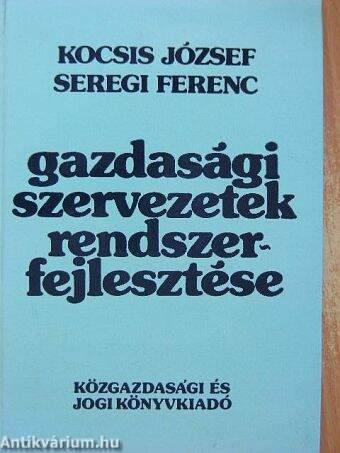 Gazdasági szervezetek rendszerfejlesztése