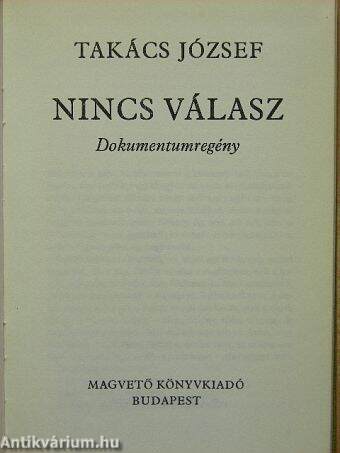 Nincs válasz