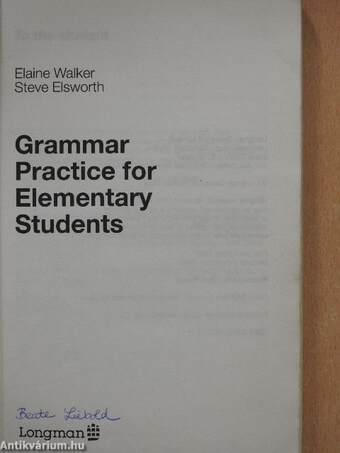 Grammar Practice for Elementary Students