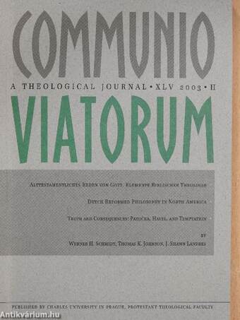 Communio Viatorum 2003/II.