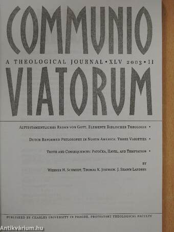 Communio Viatorum 2003/II.