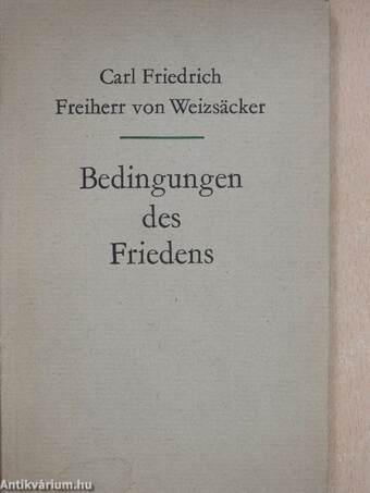 Bedingungen des Friedens