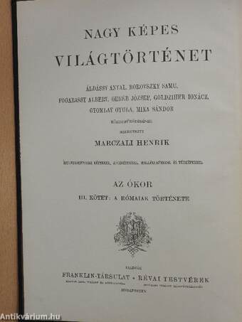 Nagy képes világtörténet III.