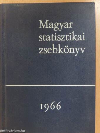 Magyar statisztikai zsebkönyv 1966.