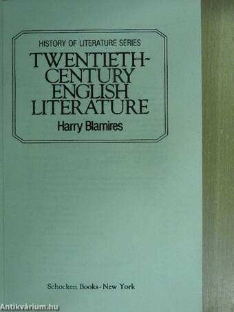 Twentieth Century English Literature