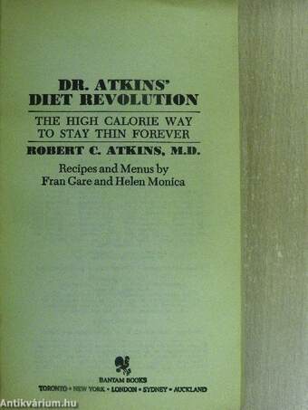 Dr. Atkins' Diet Revolution