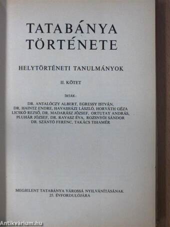 Tatabánya története II.