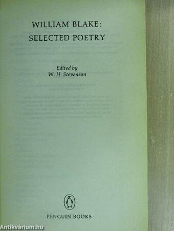 William Blake: Selected Poetry