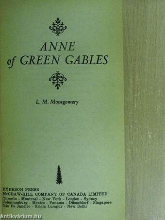 Anne of Green Gables