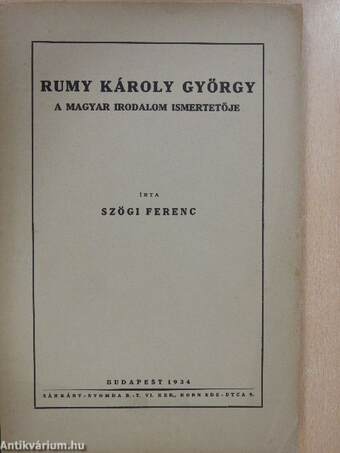 Rumy Károly György