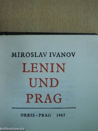 Lenin und Prag (minikönyv)