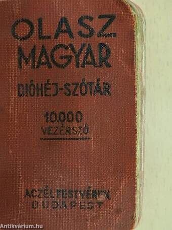 Olasz-magyar dióhéj-szótár (minikönyv)