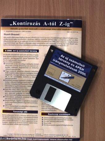 Kontírozás A-tól Z-ig - Floppy-val