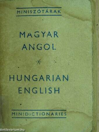 Magyar-angol miniszótár (minikönyv)