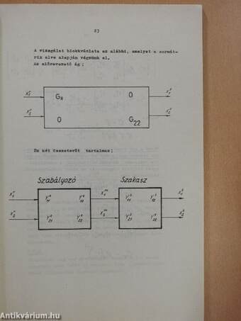 Irányítástechnika és készülékei III/A