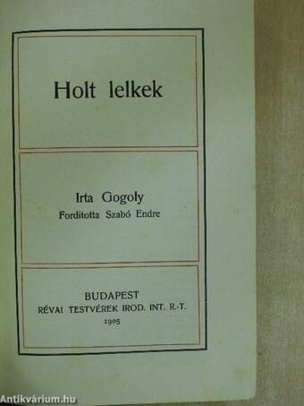 Holt lelkek