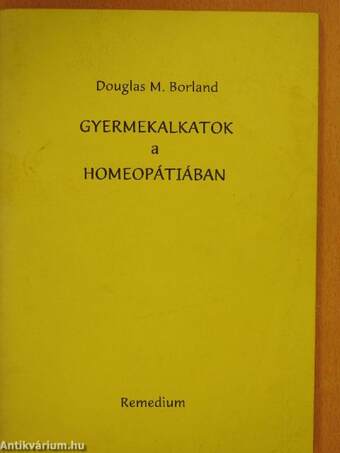 Gyermekalkatok a homeopátiában