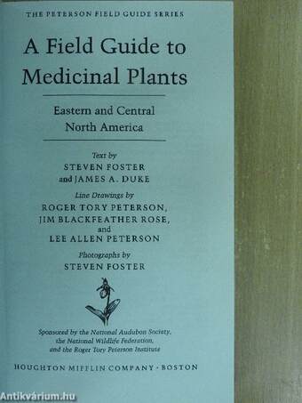 A Field Guide to Medicinal Plants