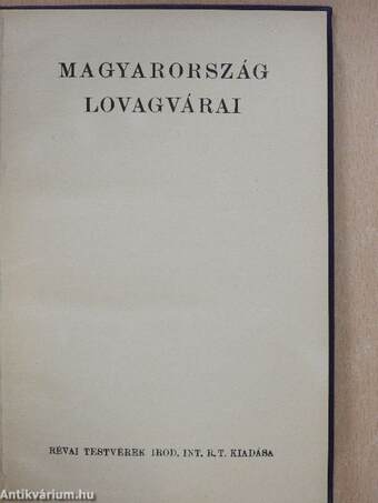 Magyarország lovagvárai