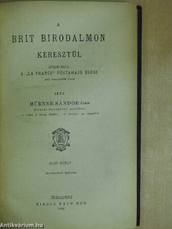 A Brit Birodalmon keresztül I. (töredék)