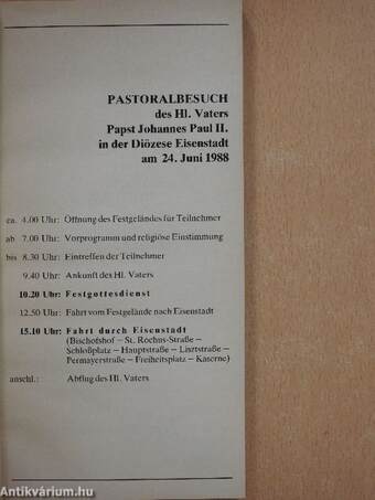 Wir feiern mit Papst Johannes Paul II.