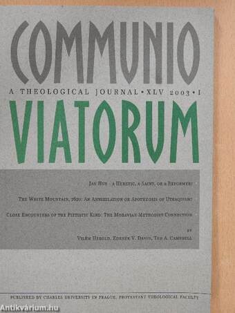 Communio Viatorum 2003/I.