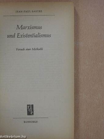 Marxismus und Existentialismus