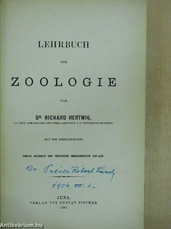 Lehrbuch der Zoologie