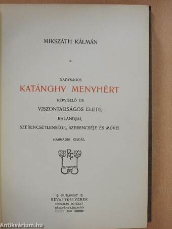 Katánghy Menyhért