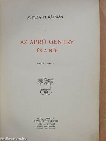 Az apró gentry és a nép