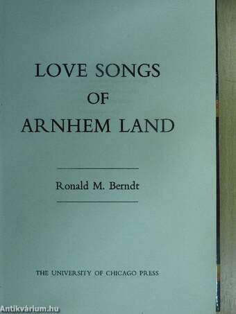 Love Songs of Arnhem Land