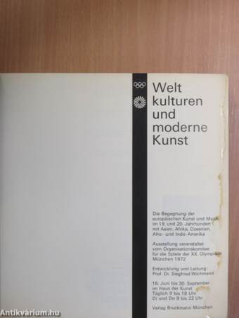 Weltkulturen und moderne Kunst