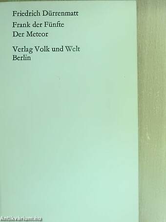 Frank der Fünfte/Der Meteor