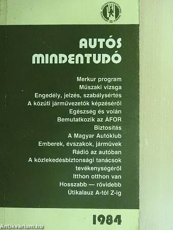 Autós mindentudó 1984