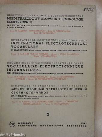 Miedzynarodowy slownik terminologii elektrycznej w 9 jezykach 2.