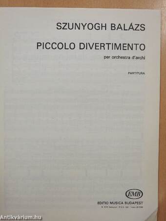 Piccolo divertimento