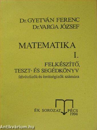 Matematika I.